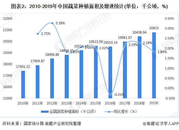 2020年中国蔬菜种植行业市场现状和竞争格局分析 山东蔬菜产量全国第一【组图】(图2)