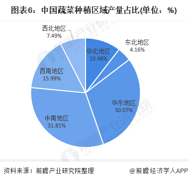 2020年中国蔬菜种植行业市场现状和竞争格局分析 山东蔬菜产量全国第一【组图】(图6)